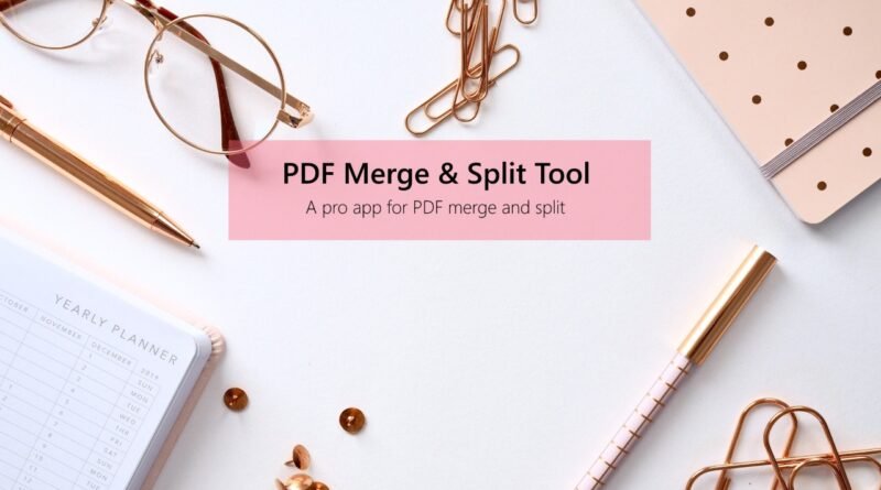 how to merge and split pdf files