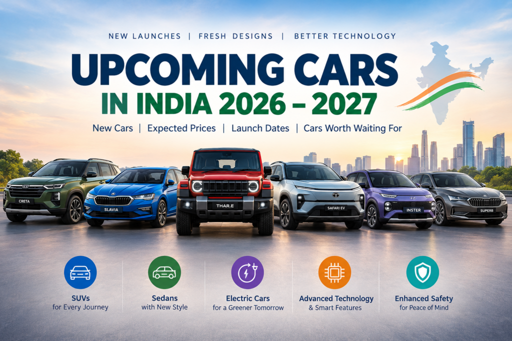 Upcoming Cars in India 2026–2027