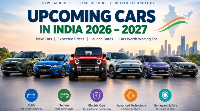 Upcoming Cars in India 2026–2027